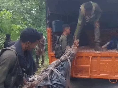 छत्तीसगढ़ और ओडिशा सीमा पर स्थित अचानकमार टाइगर रिजर्व में सुरक्षा बलों और नक्सलियों के बीच एक मुठभेड़ में 14 नक्सली मारे गए।