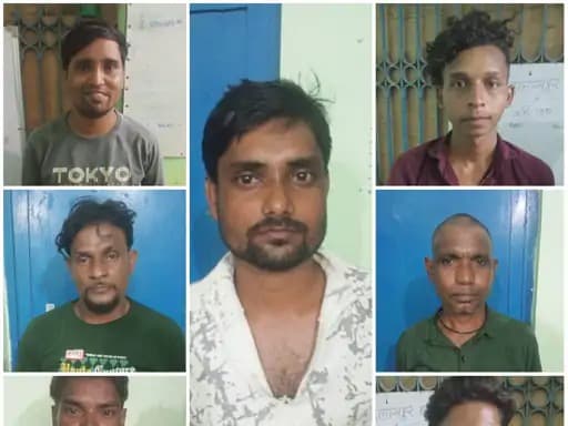 बलौदाबाजार के जंगल में जुआ खेलते 7 जुआरी गिरफ्तार