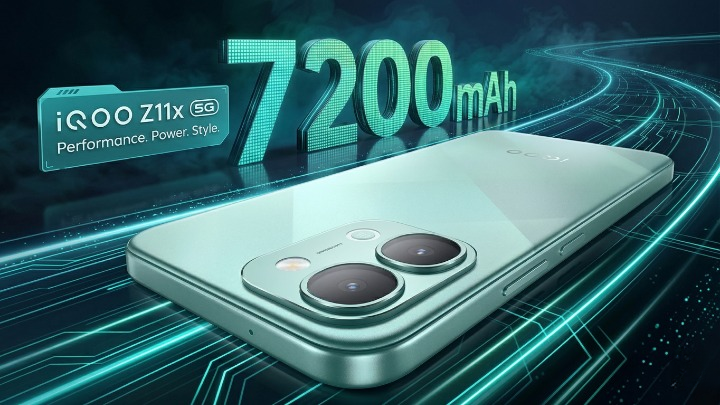 iQOO Z11x 5G लॉन्च: 7,200mAh की 'मॉन्स्टर' बैटरी और 120Hz डिस्प्ले के साथ आया नया परफॉर्मेंस किंग; जानें कीमत