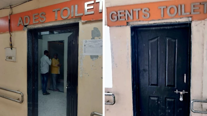 रायपुर मेकाहारा की बदहाली: आंबेडकर अस्पताल में शौचालयों पर लटके ताले, गंदगी और बदबू के बीच मरीज बेहाल