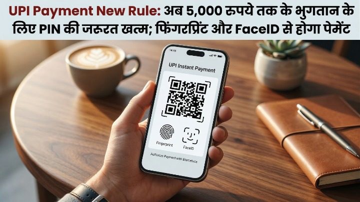 UPI Payment New Rule: अब 5,000 रुपये तक के भुगतान के लिए PIN की जरूरत खत्म; फिंगरप्रिंट और FaceID से होगा पेमेंट