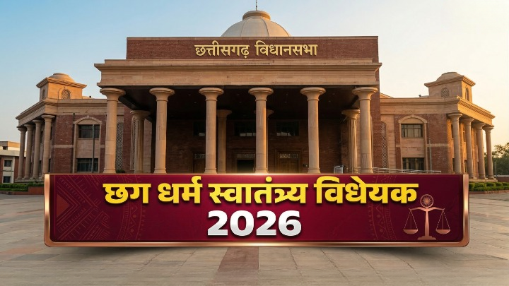 छत्तीसगढ़ धर्म स्वातंत्र्य विधेयक 2026: 'सामाजिक खतरे' पर साय सरकार का प्रहार; राज्यपाल ने लौटाया पुराना बिल, अब नए कानून का रास्ता साफ
